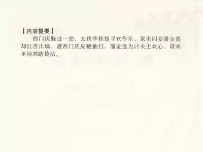 金瓶梅全传 五 梳笼李桂香 4