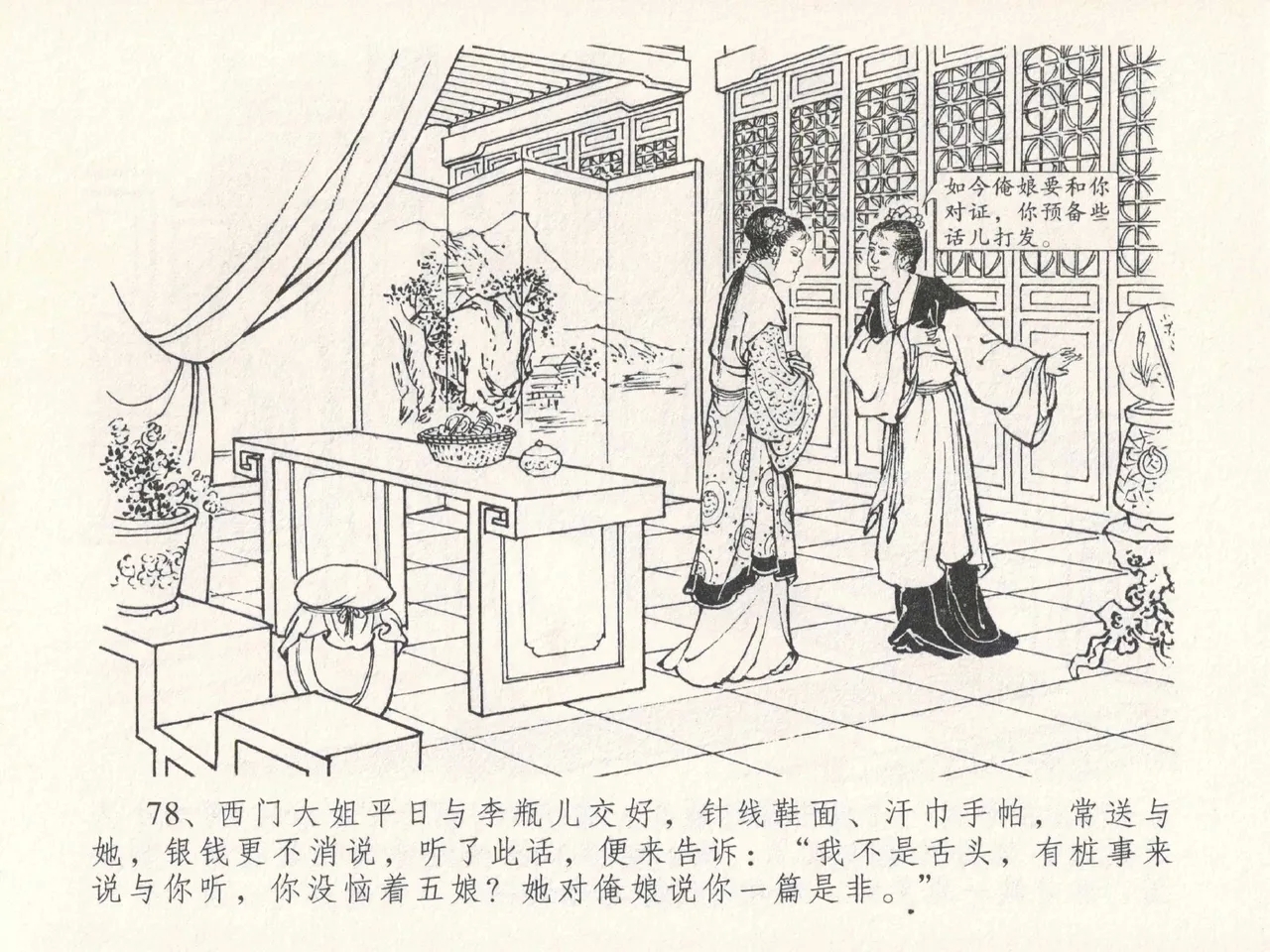 金瓶梅全传 二十五 嬉游蝴蝶巷 - Page 82