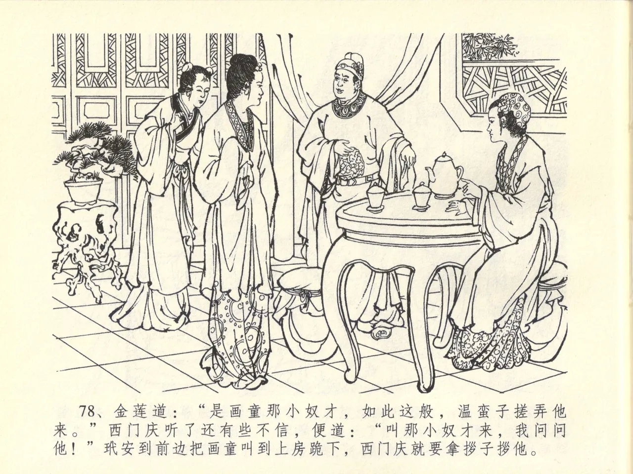 金瓶梅全传 四十五 斥逐温葵轩 - Page 82