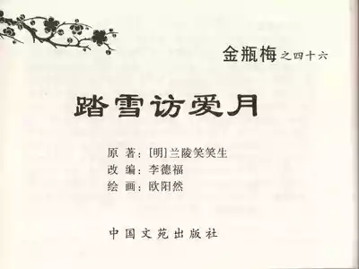 金瓶梅全传 四十六 踏雪访爱月 2