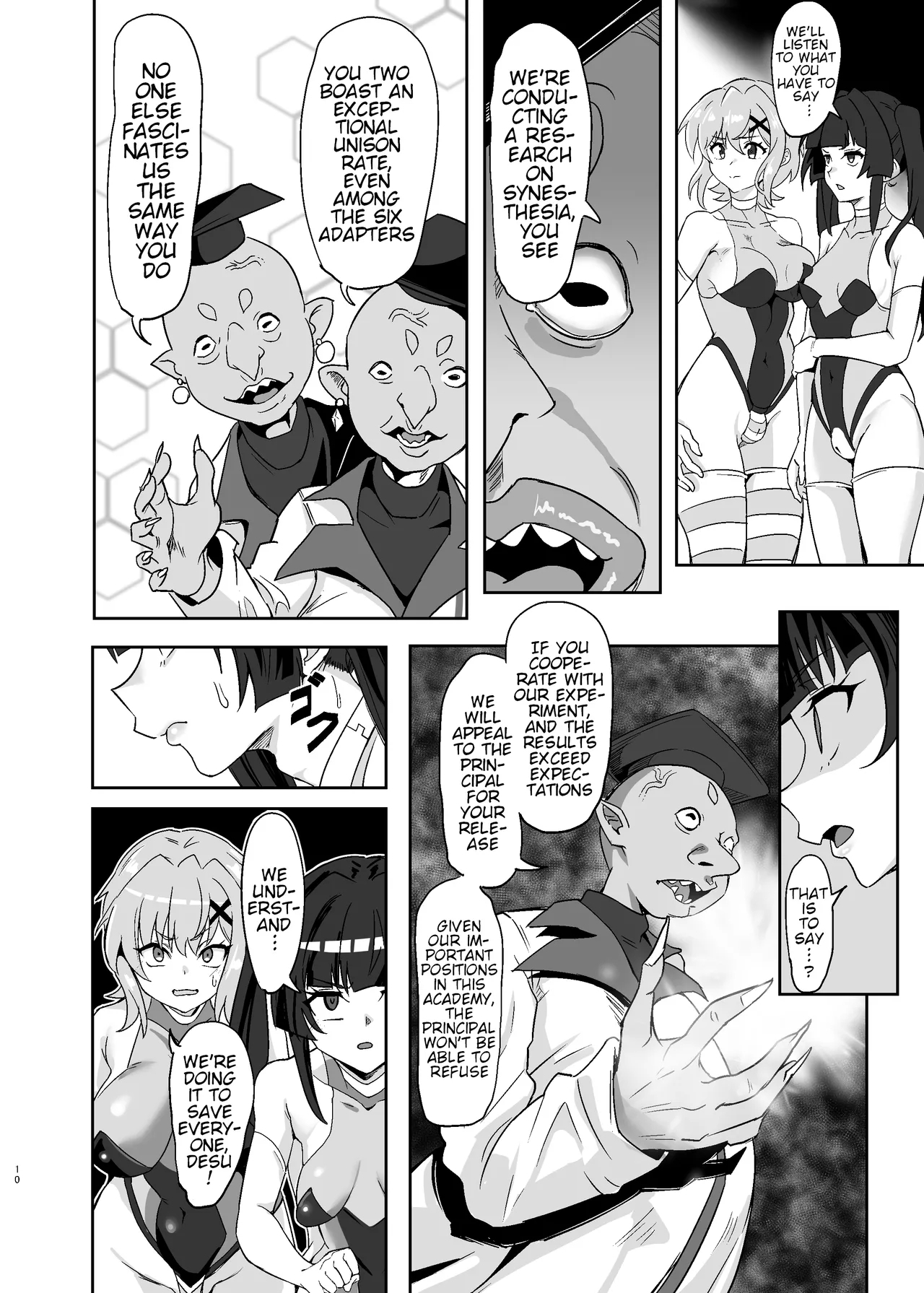 Shirabe to Kirika no Douji Zecchou Unison Kyoushitsu | Shirabe and Kirika’s Simultaneous Orgasm Unison Classroom - Page 9