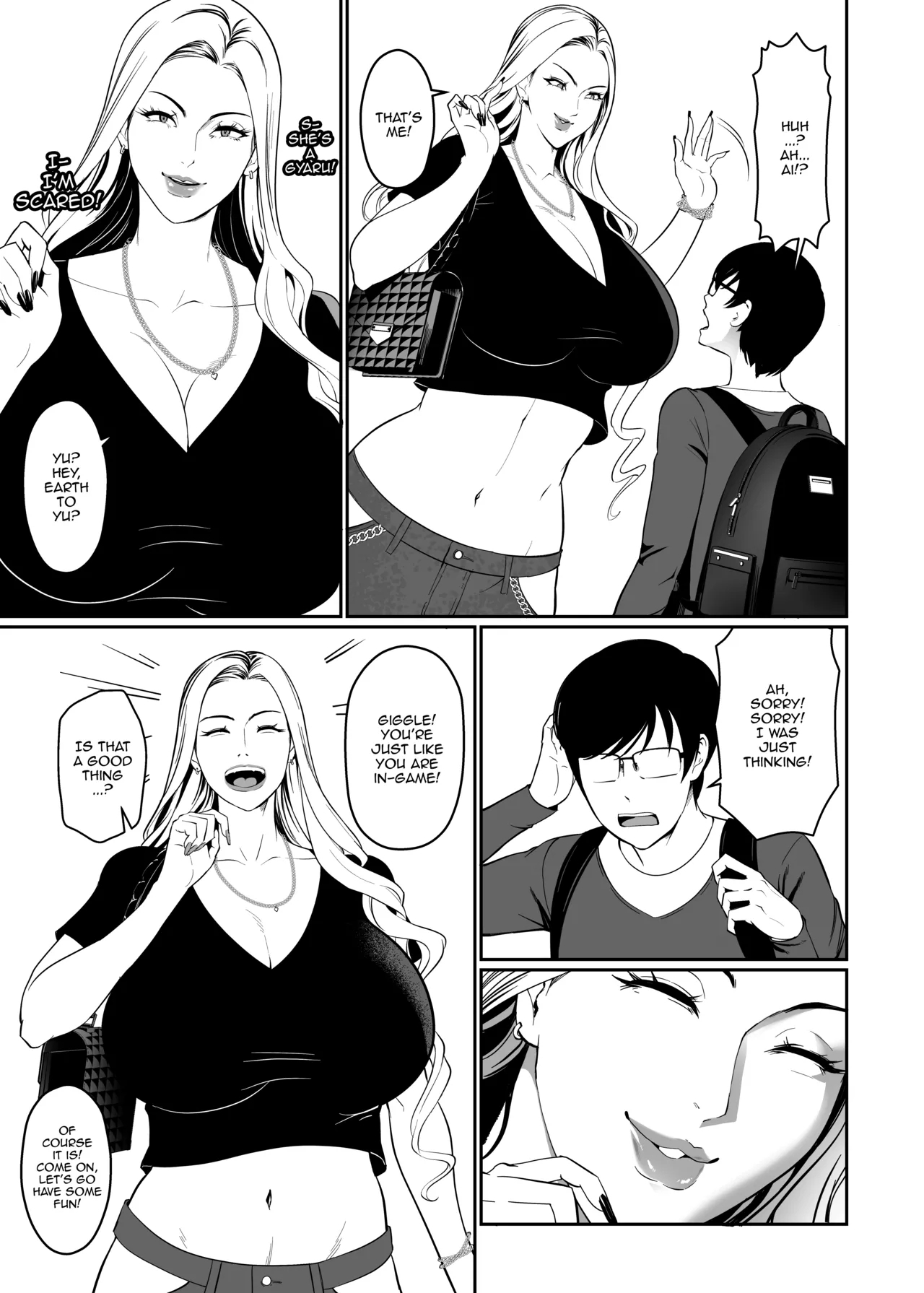Game de Seiso datta Anoko wa Gal!? | That Girl Who Was So Pure In-game Turned Out To Be a Tall Gyaru!? - Page 7