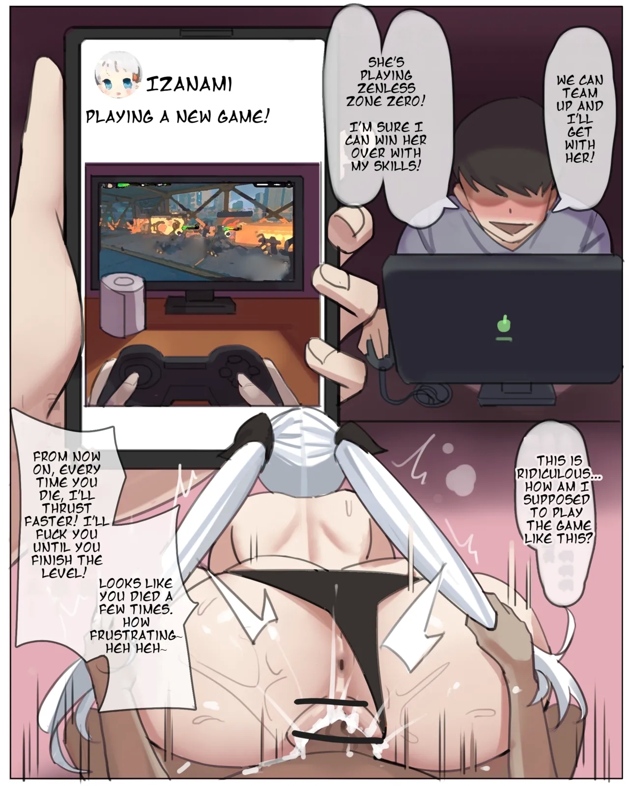 Izanami gets infinitely raped by the club president ♥ - Page 21