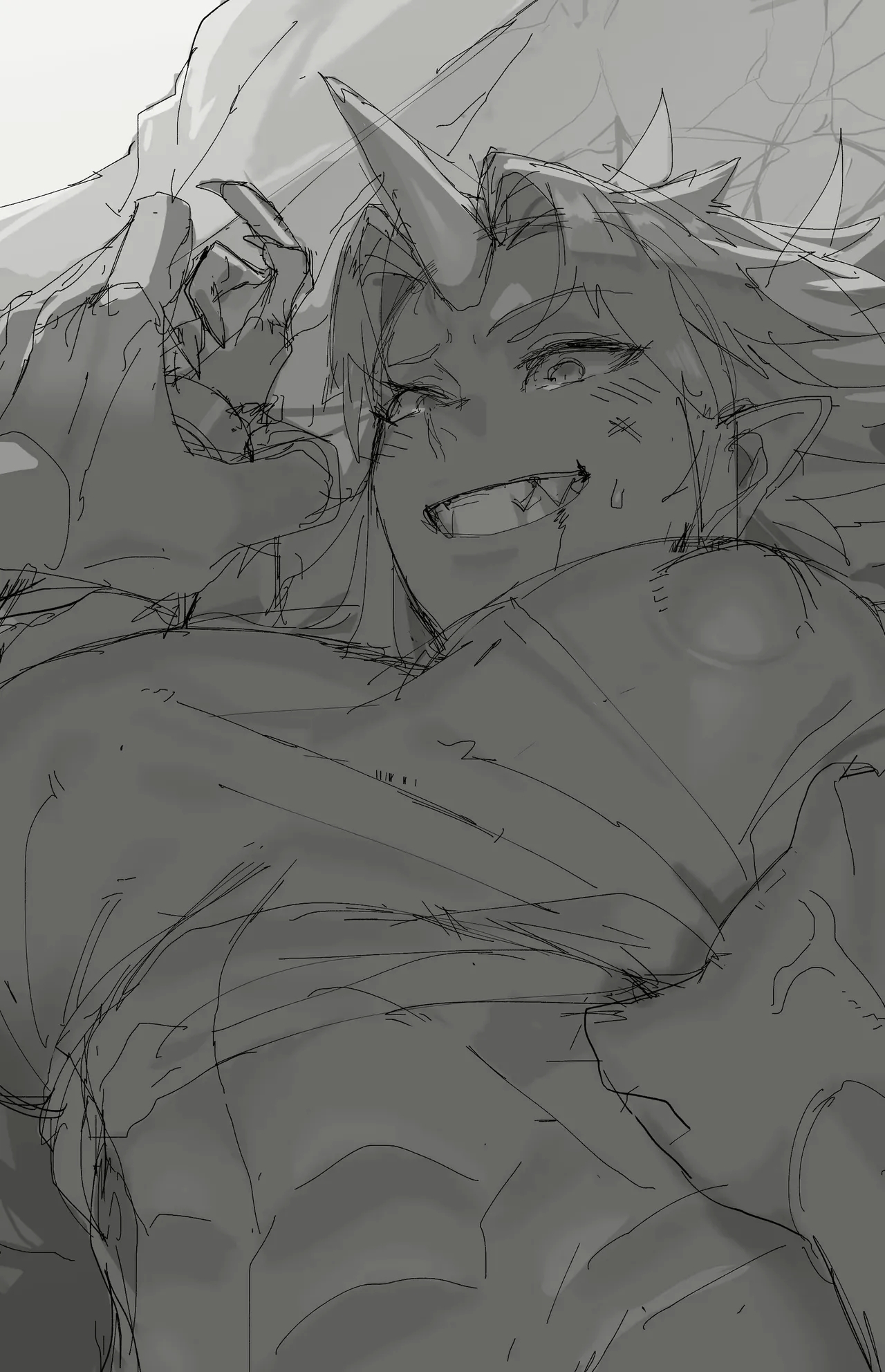 Yuugi Locked In A Grapple With An Orc 2 - Page 27