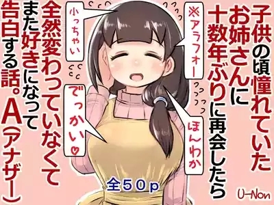 Kodomo no Koro Akogareteita Onee-san ni Juusuunen buri ni Saikai shitara Zenzen Kawatte inakute Mata Suki ni Natte Kokuhaku suru Hanashi. A 1