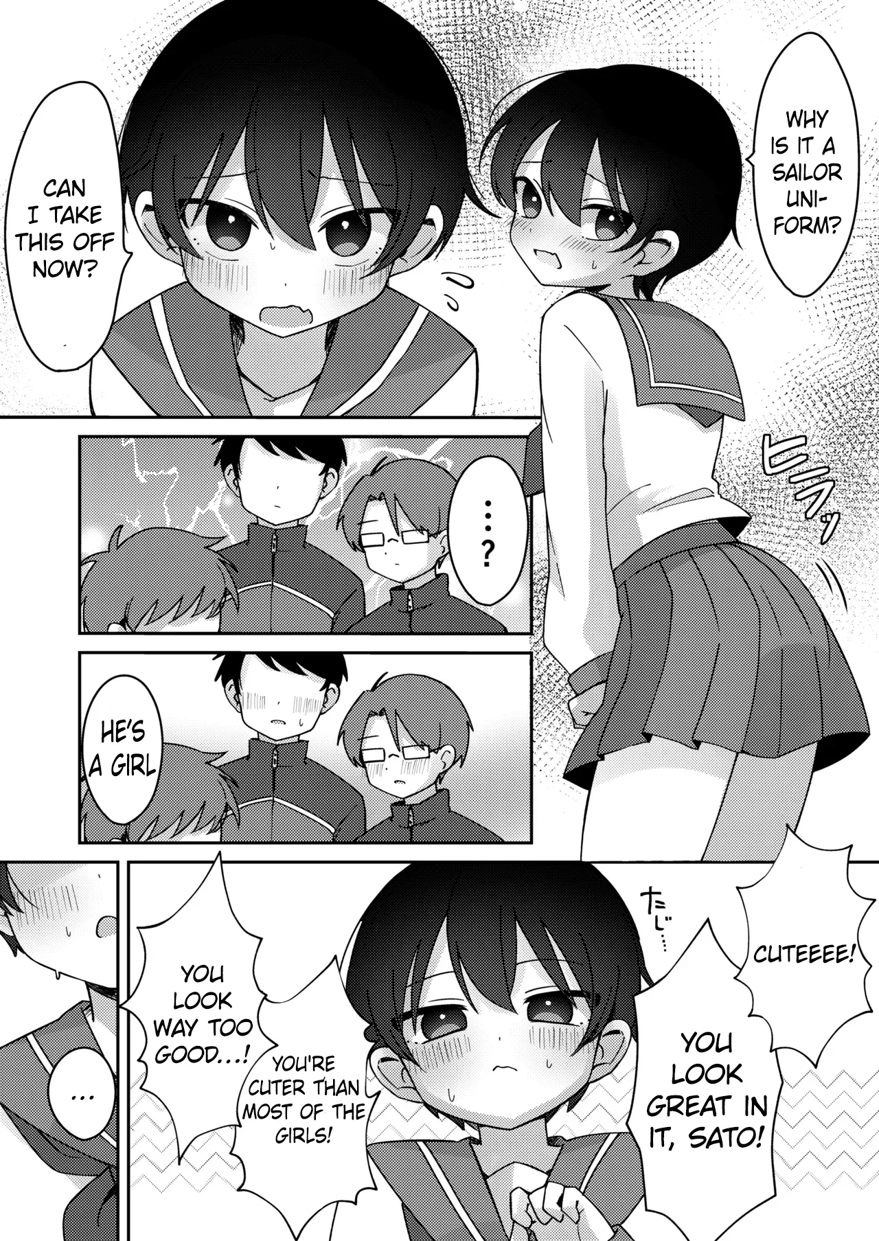 Class de Ichiban Kawaii Otokonoko ga Onnanoko ni Sarechau Hanashi - Page 5