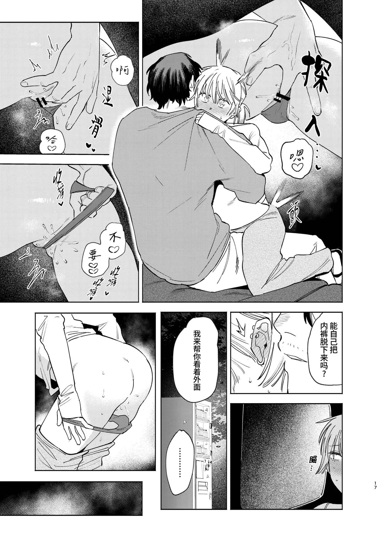 Jackal to Pomeranian no Car Sex Suru Hon | 胡狼与博美的车震漫画 - Page 17