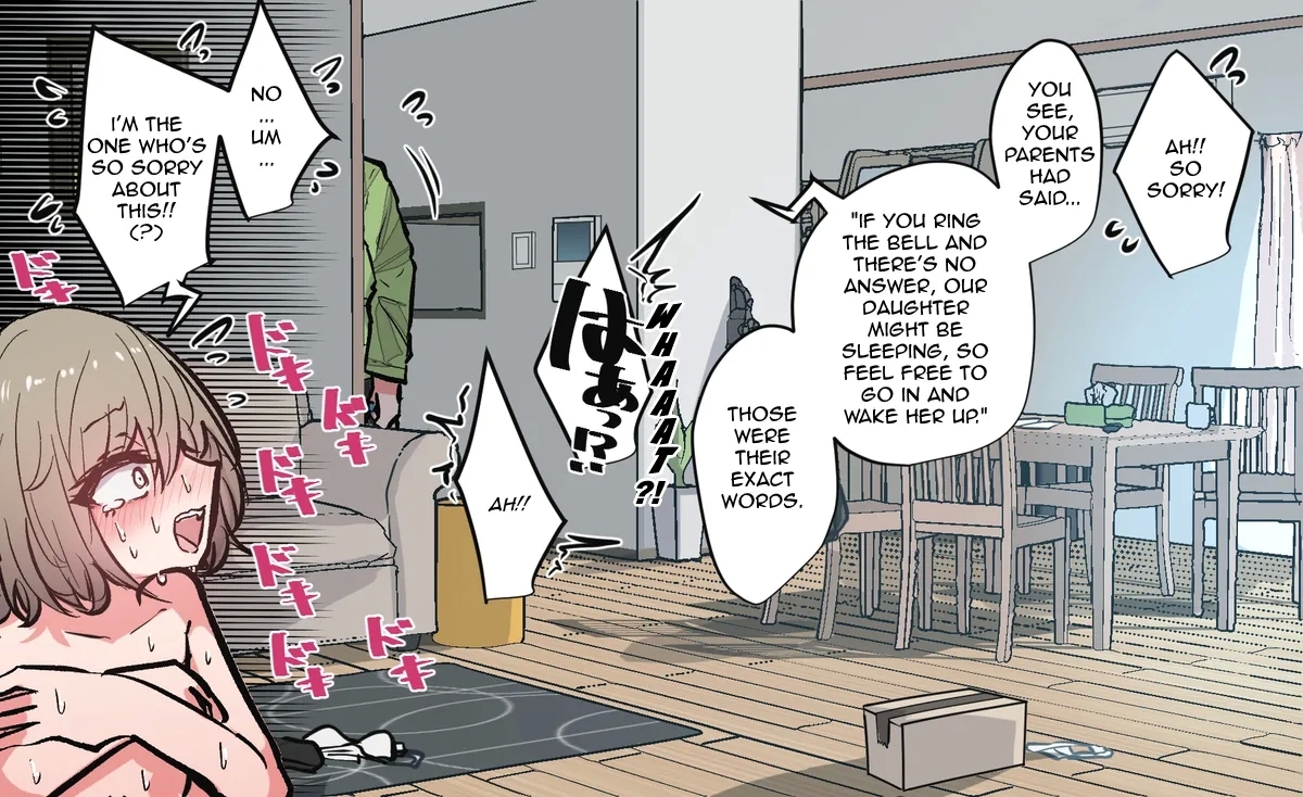 ribingu de kaihou onanichan | Best Friend-chan Masturbating Out in the Living Room - Page 11