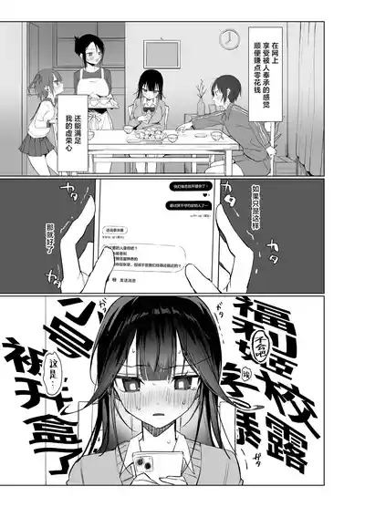 Namaiki Shojo ga Ero Aka no Nakami o Oji-san ni Tokutei Sarechau Hanashi | 福利姬小号暴露了 3