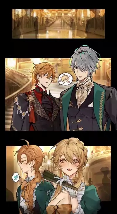 Royal AU Alhaitham x Aether x Childe - 皇室AU:海空公空 8