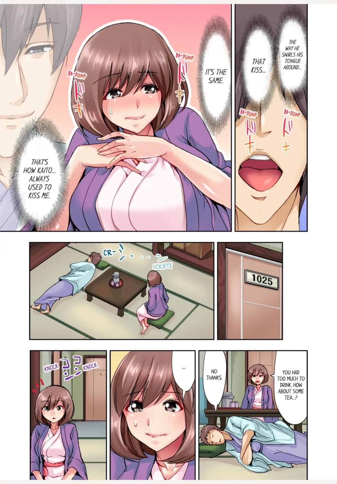 Kekkon 3-Nen Me no Tsuma wa, Shain Ryokou Chuu ni Otto no Yoko de Netorareru! 1 | Netorare With a Busty Wife on a Company Trip 1 - Page 14