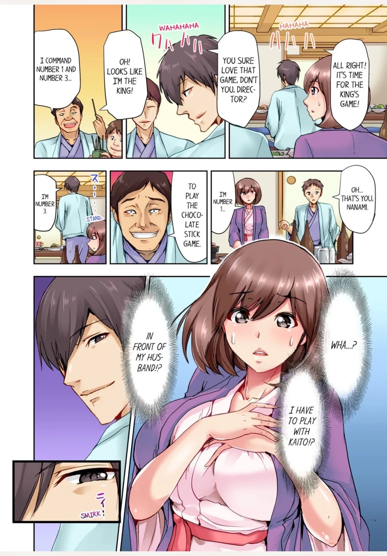 Kekkon 3-Nen Me no Tsuma wa, Shain Ryokou Chuu ni Otto no Yoko de Netorareru! 1 | Netorare With a Busty Wife on a Company Trip 1 - Page 9