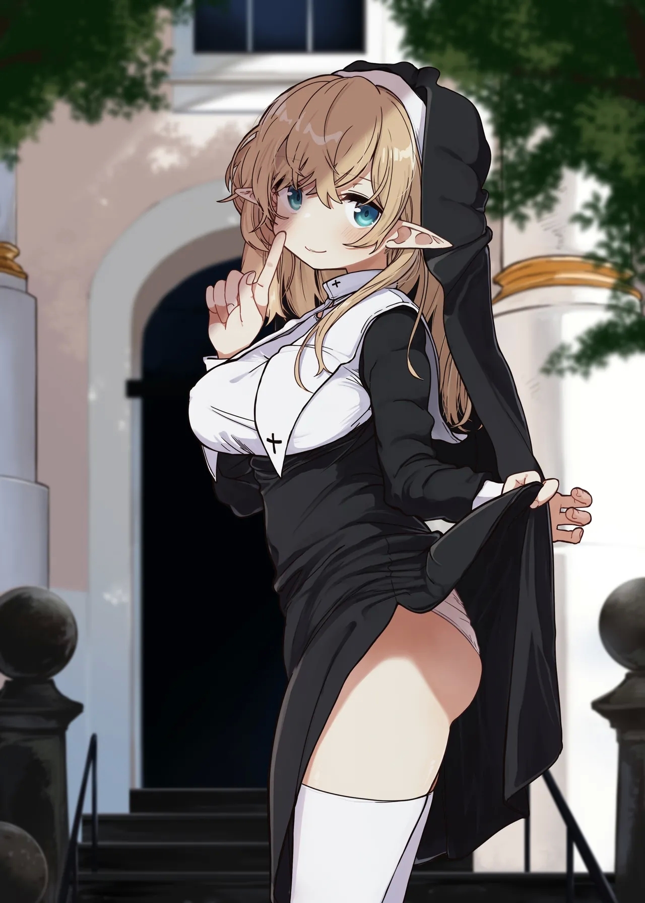 [いーすとはうす (パン☆工場)] エルフの修道女。 [Chinese][DL版] - Hentaiaz.com - 2