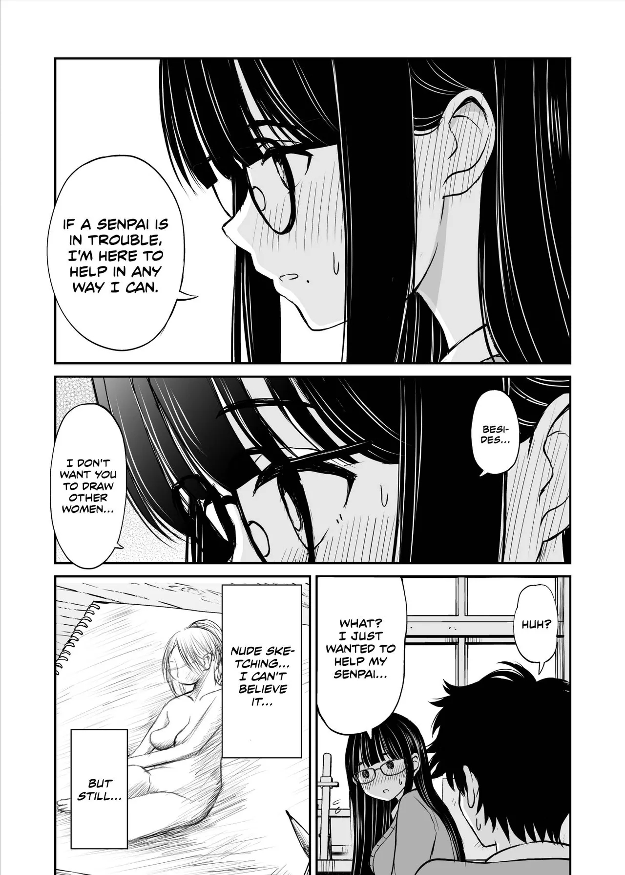 Bijutsubu no Kyonyuu Kouhai ga Nude Model ni Natta Kekka Amari ni Ero Sugite Ore no Geijutsu ga Bakuhatsushita Hanashi - Page 12