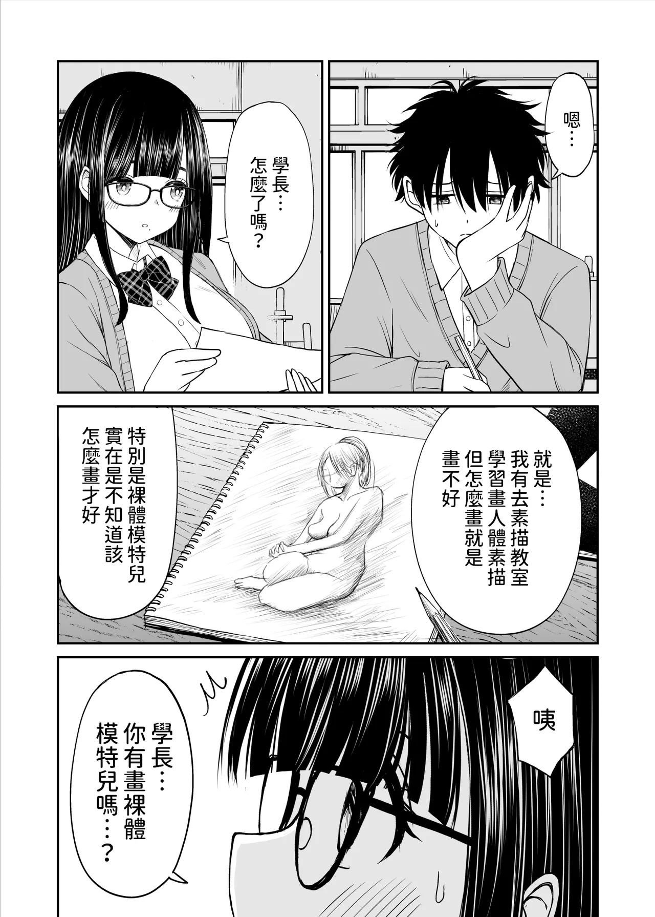 Bijutsubu no Kyonyuu Kouhai ga Nude Model ni Natta Kekka Amari ni Ero Sugite Ore no Geijutsu ga Bakuhatsushita Hanashi - Page 9