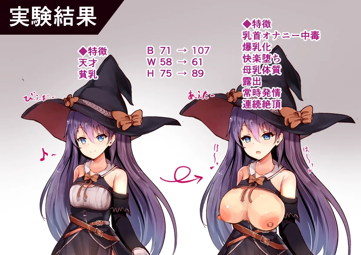 Tensai Hinnyuu Mahoutsukai-chan no Bounyuu Jikken Chikunie, Nikutai Kaizou, Sakunyuu, Roshutsu, Kairaku Ochi, Shoujo wa Atomodori Dekinai Karada ni Natte Iku...... 48