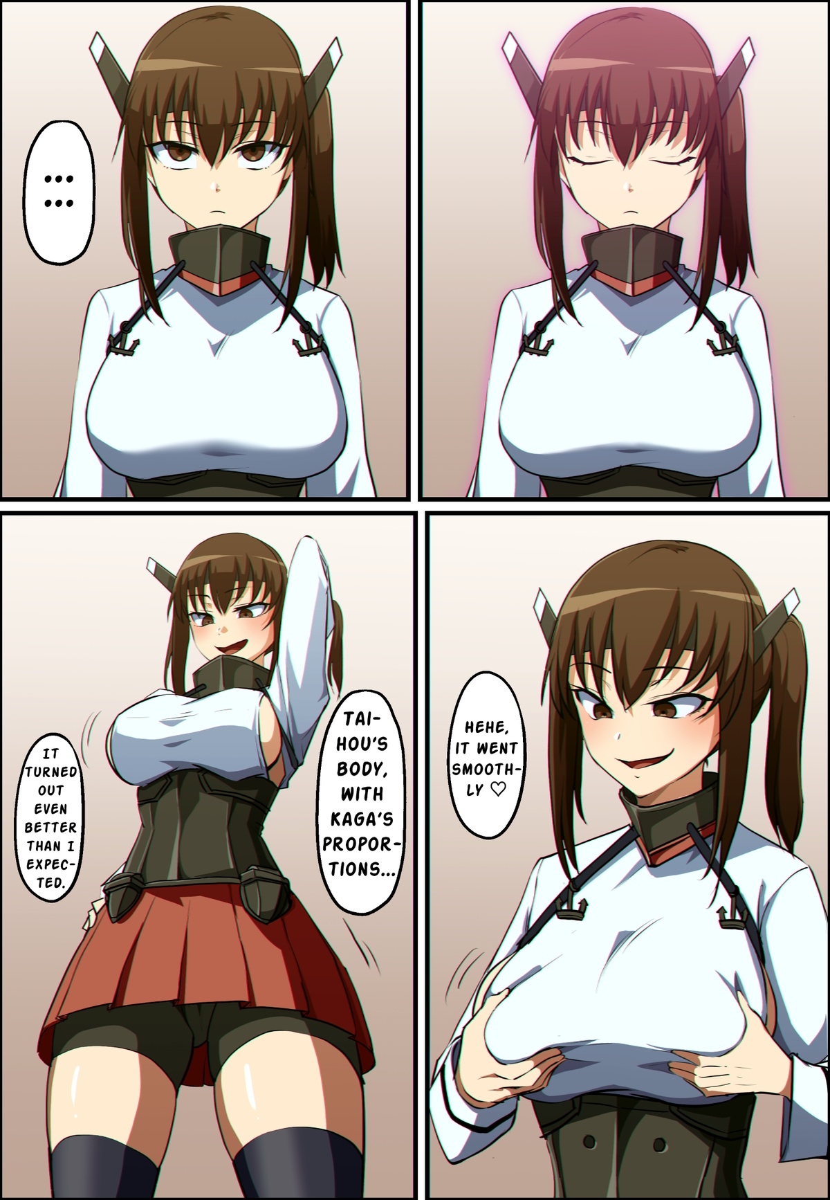 Taihou & Kaga merge possession - Page 8