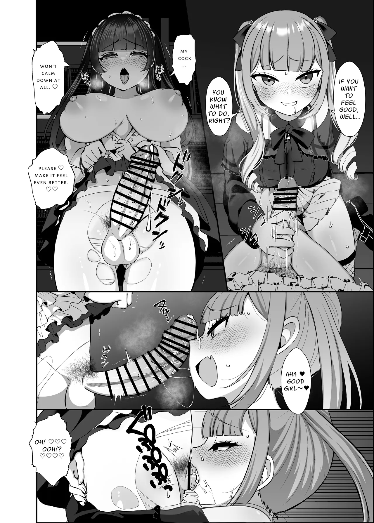 Futanari Lolita vs Jiraikei Mesugaki 〜Kiyowa na Futanari Joshi wo Odoshita hazu ga Gyaku ni Okasare chatta!〜 | Gothic Fashion Futanari vs Jirai-kei Style Provocateur - Page 27