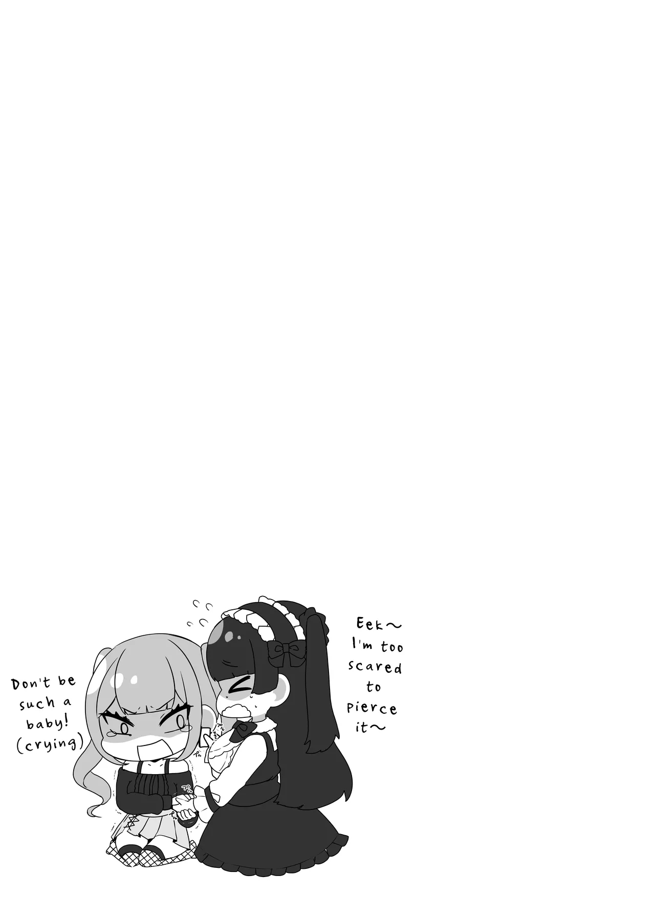 Futanari Lolita vs Jiraikei Mesugaki 〜Kiyowa na Futanari Joshi wo Odoshita hazu ga Gyaku ni Okasare chatta!〜 | Gothic Fashion Futanari vs Jirai-kei Style Provocateur - Page 64