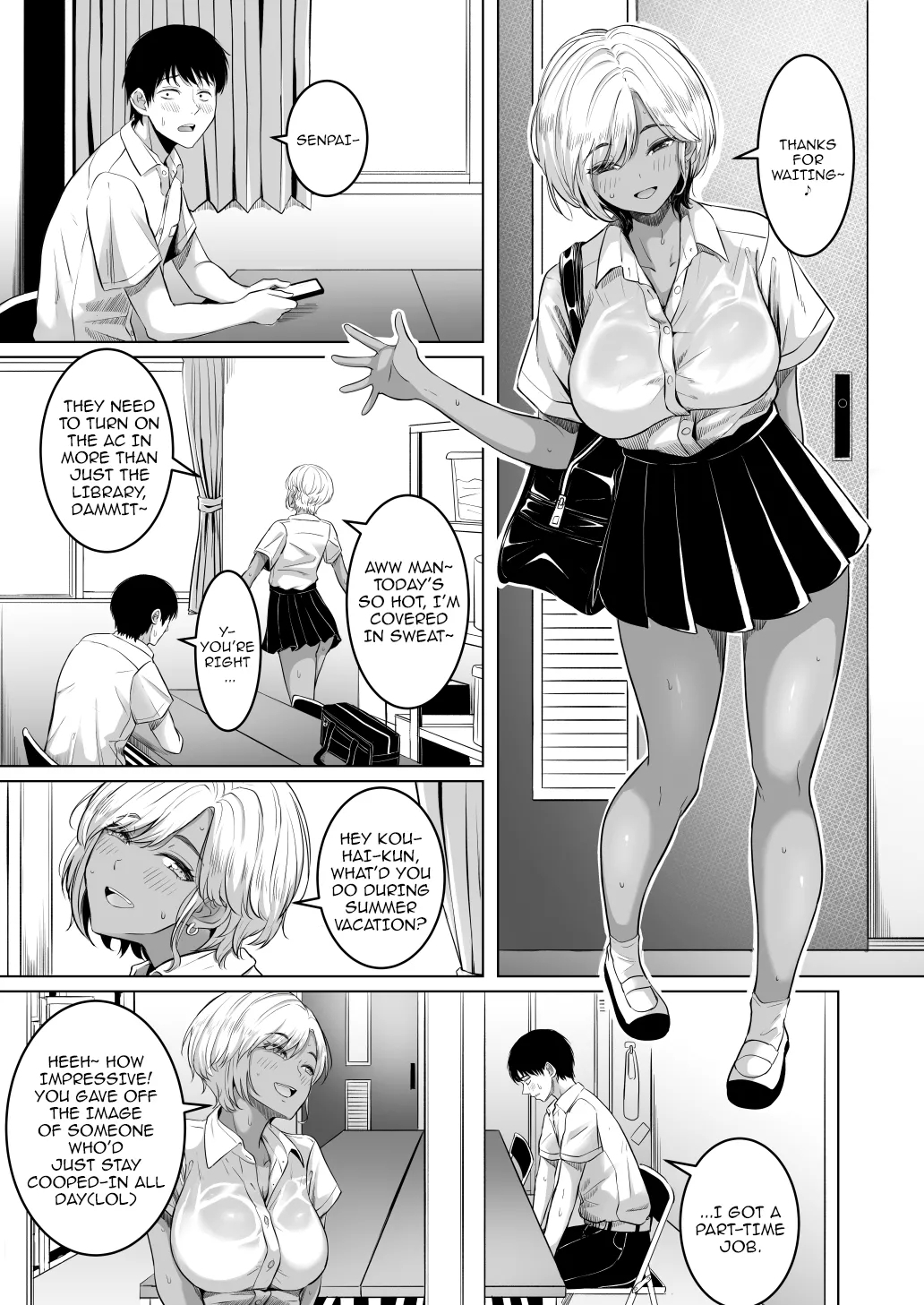 Senpai no Muwaa o Boku wa Mitai | I Wanna See Senpai's Stuffy, Steamy Place - Page 2
