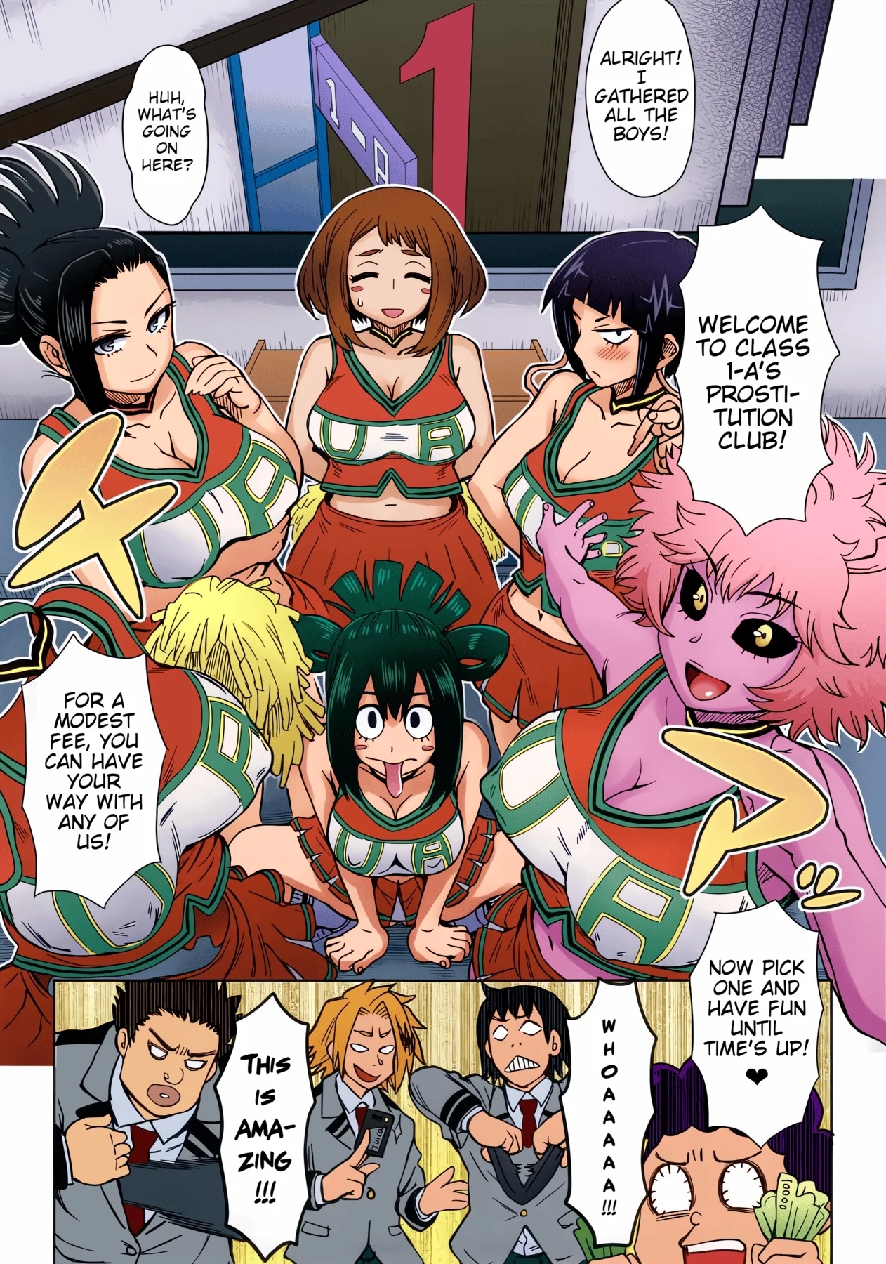 Uraraka Ura Fuuzoku | Uraraka's BehindScenes Prostitution - Page 10