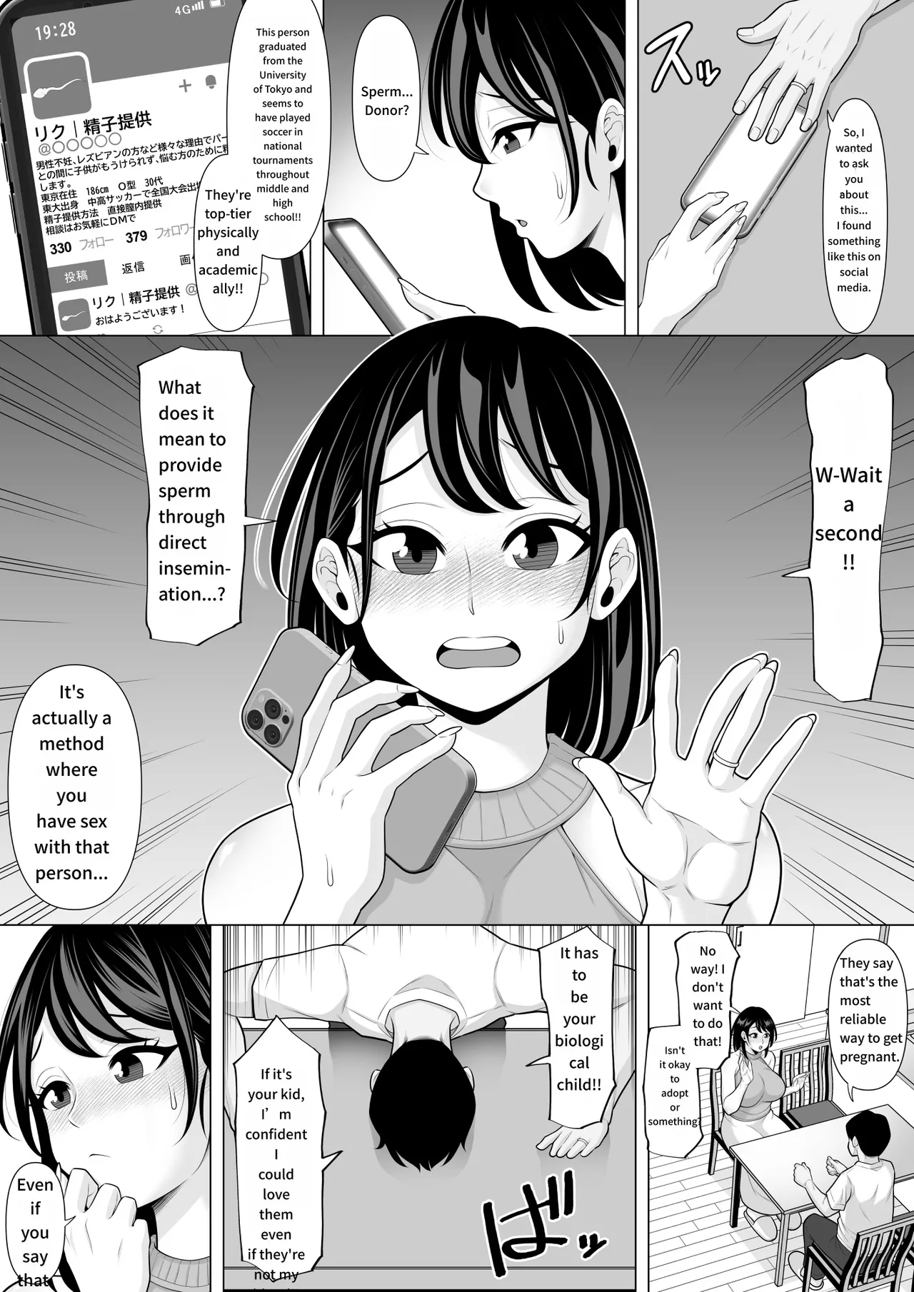 Seishi Teikyou o Uketa dake nanoni...| Just a Sperm Donation... - Page 5