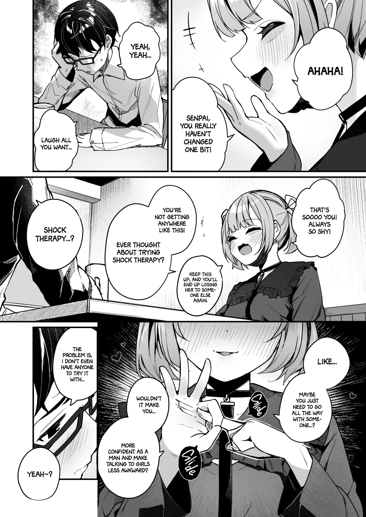 Renai Soudan nante Hobo Sex desu yo ne!? ～Akuyuu Kouhai to Issen Koete Yarimakuru Hanashi～ - Page 8
