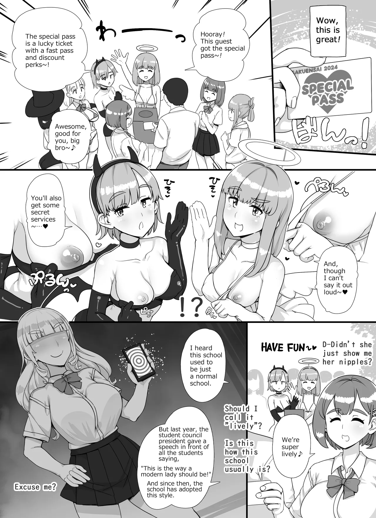 Fuuzoku Gakuensai e Youkoso! - Ichinichime | Welcome To The School Brothel Festival! 1st Day - Page 7