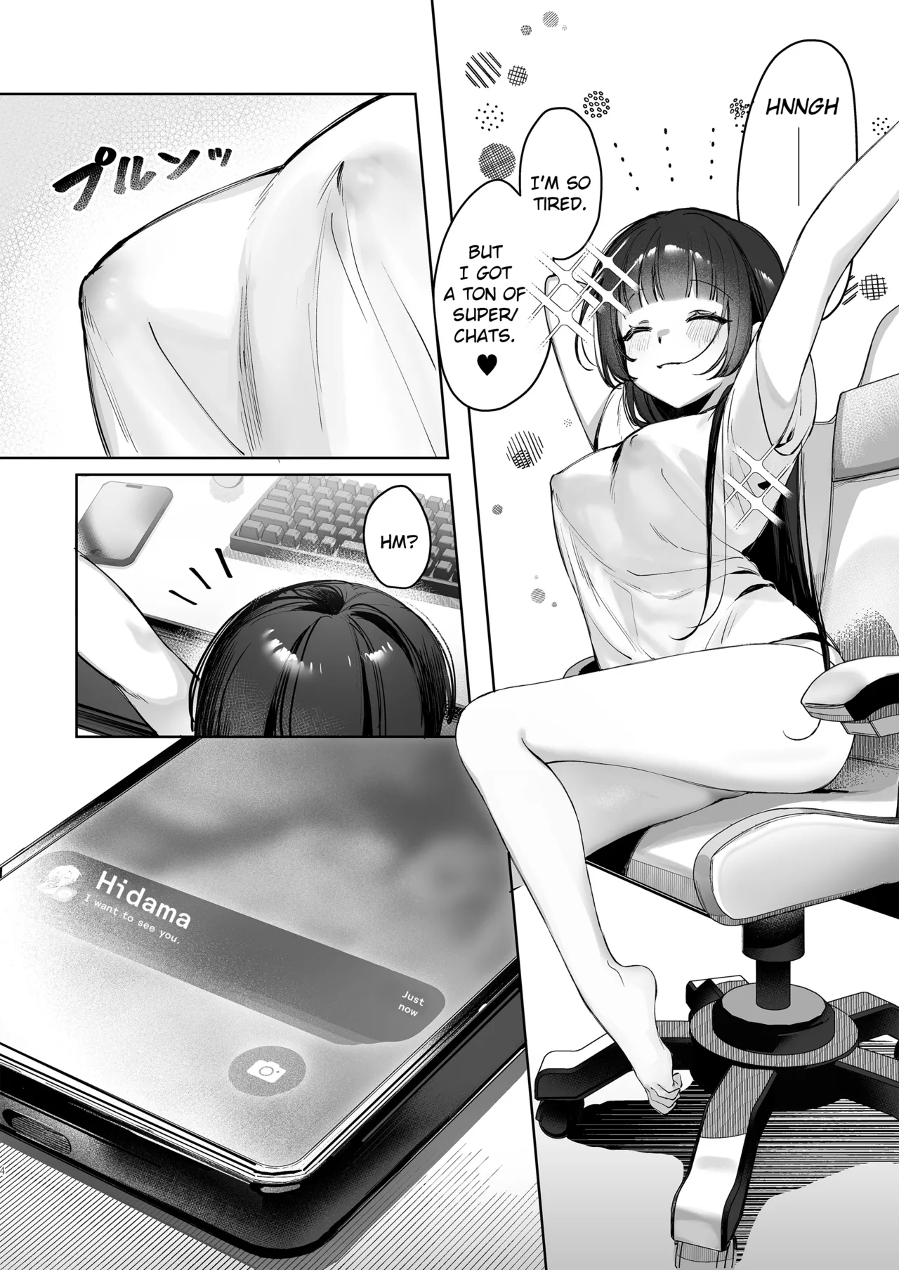 Vtuber na Kanojo, Zecchou Ecchi Nama Haishin | Vtuber Girlfriend, Live Stream Sex Climax - Page 4
