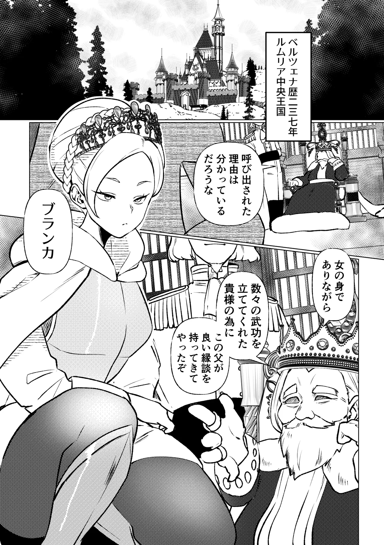 姫騎士王女、異民族の王に愛される。 1