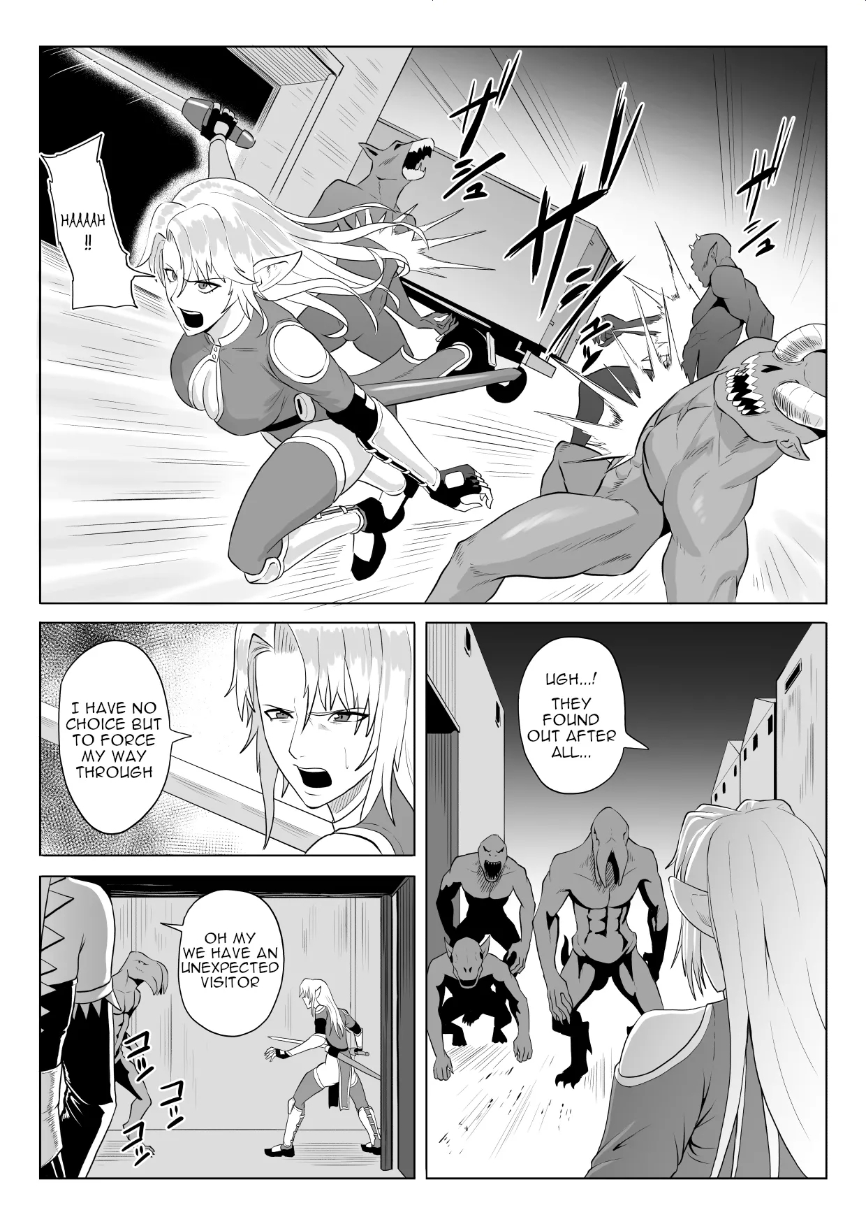 Touma Butai Rokka no Sentou Kiroku Moudoku no Sasori 5| Demon Slayer Unit Rokka's Battle Record Venomous Scorpion 5: Captive Elf Futanari Rape - Page 8