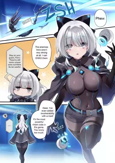 The Cyber Girl Sinking into the Virtual World 5