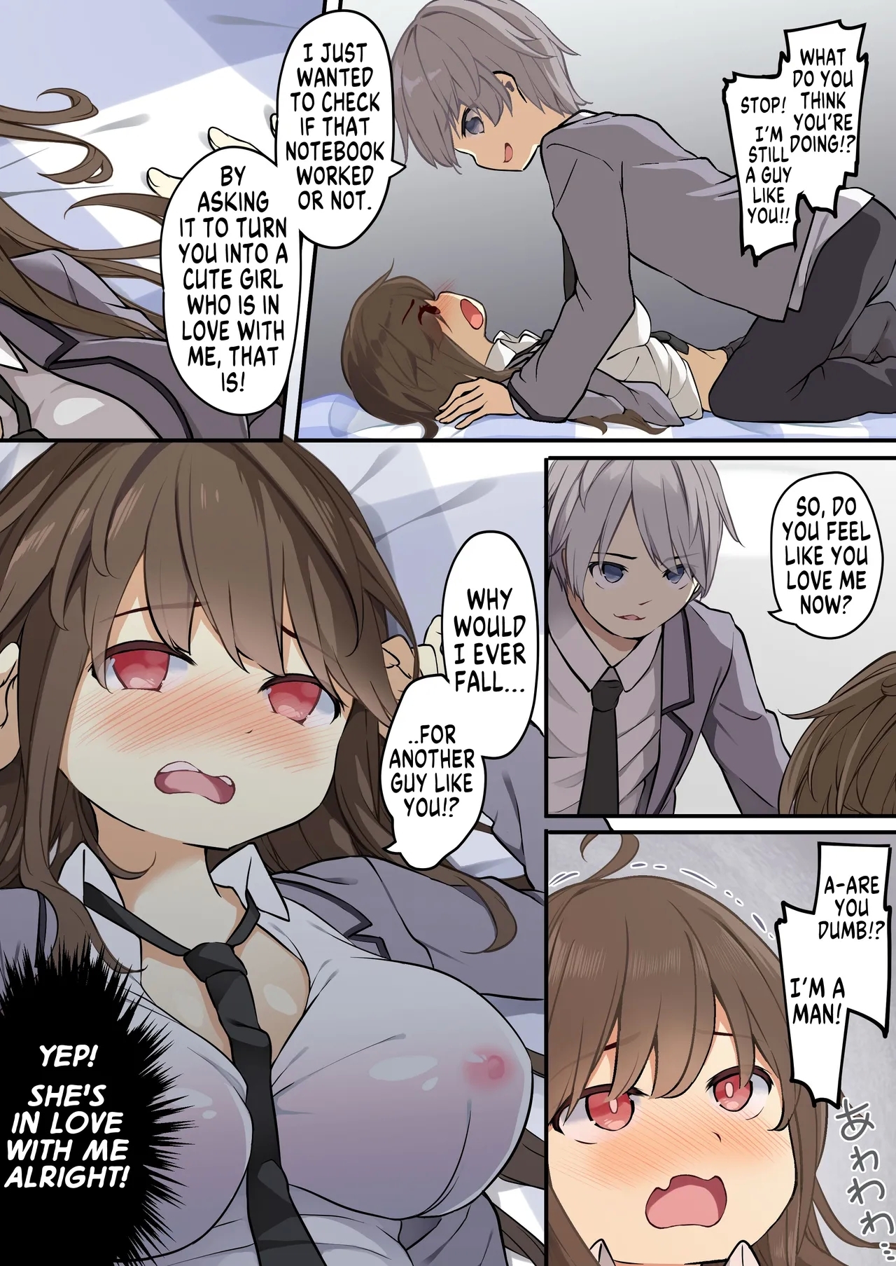 Yuujin o Ore no koto ga Daisuki na Onna no Ko ni Kaihen shitara Yandere-ka shite Ore Made Onna no Ko ni sareta Ken | How I was Turned Into a Girl by a Friend Whom I turned into a Chick Who's Madly in - Page 7