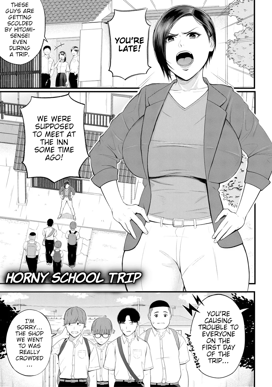 Yokujou Shugakuryokou | Horny School Trip - Page 1