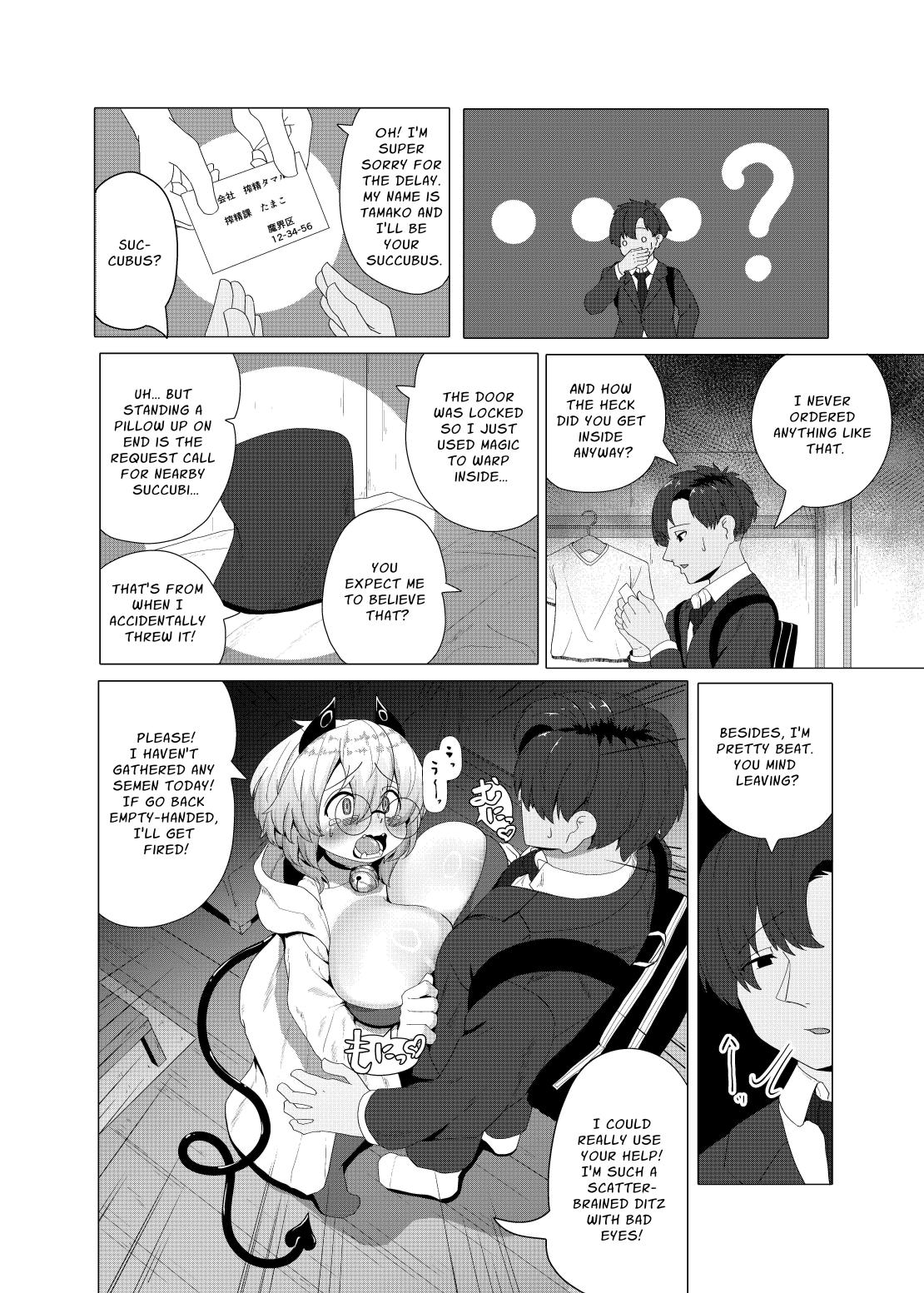 Dojikko Succubus no Ukkari Hard Ecchi | The Clumsy Succubus Stumbles Into Hardcore Sex! - Page 4
