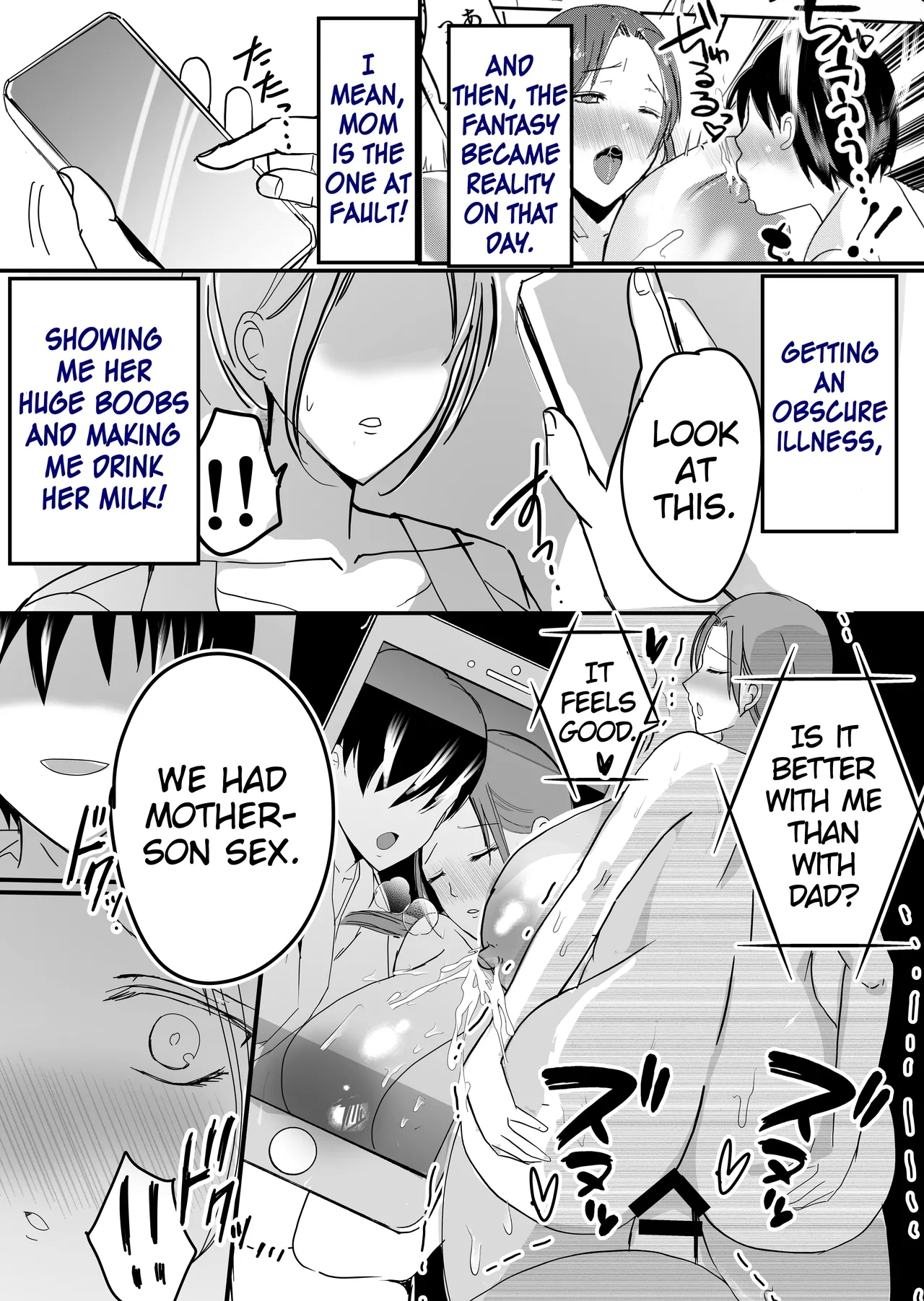Bonyuu KaaWhen I Got Jealous And Raped My Mom With My Big Cock, She Spoiled Me And Let Me Have Creampieing Sex With Her - Page 22