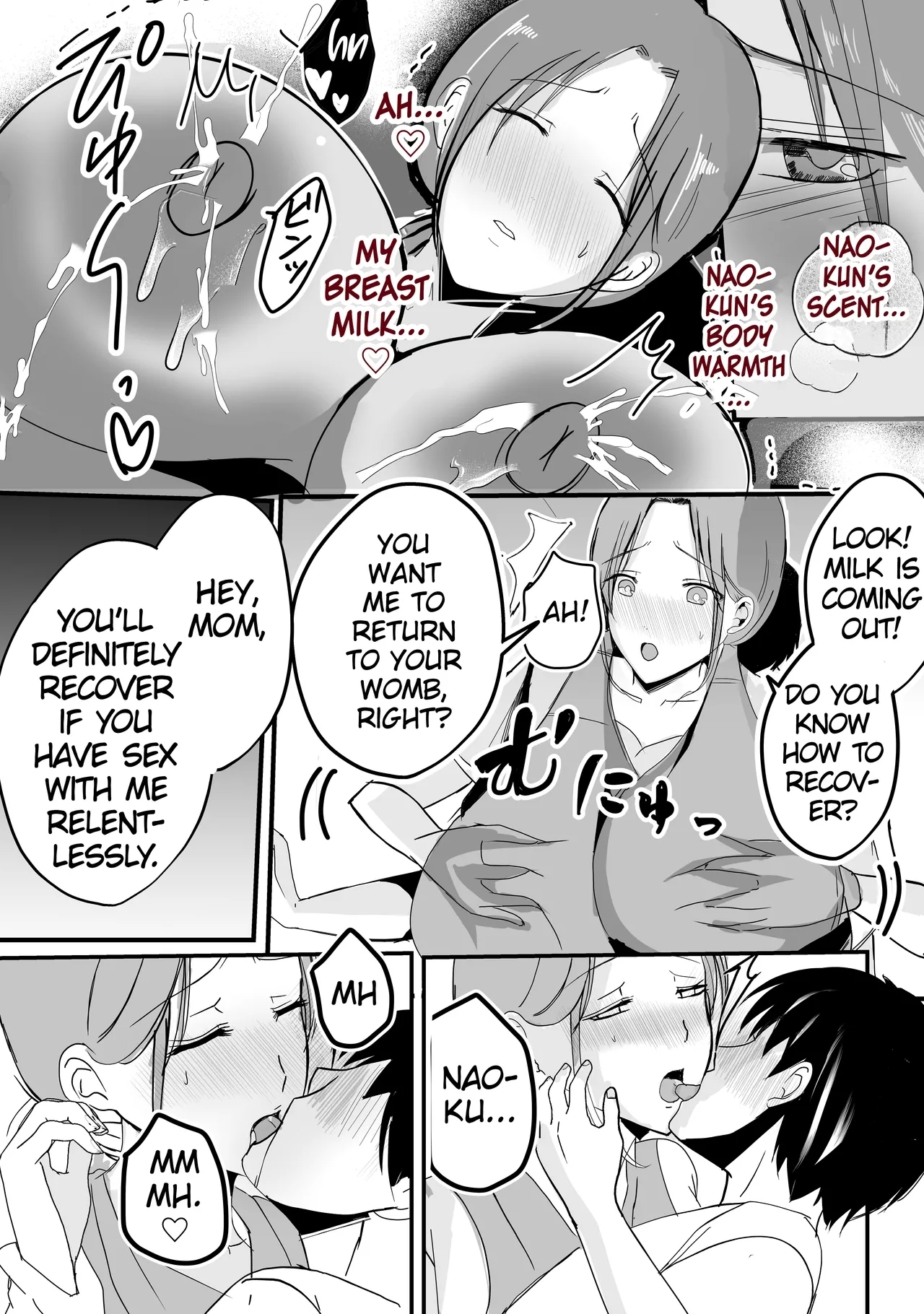 Bonyuu KaaWhen I Got Jealous And Raped My Mom With My Big Cock, She Spoiled Me And Let Me Have Creampieing Sex With Her - Page 24