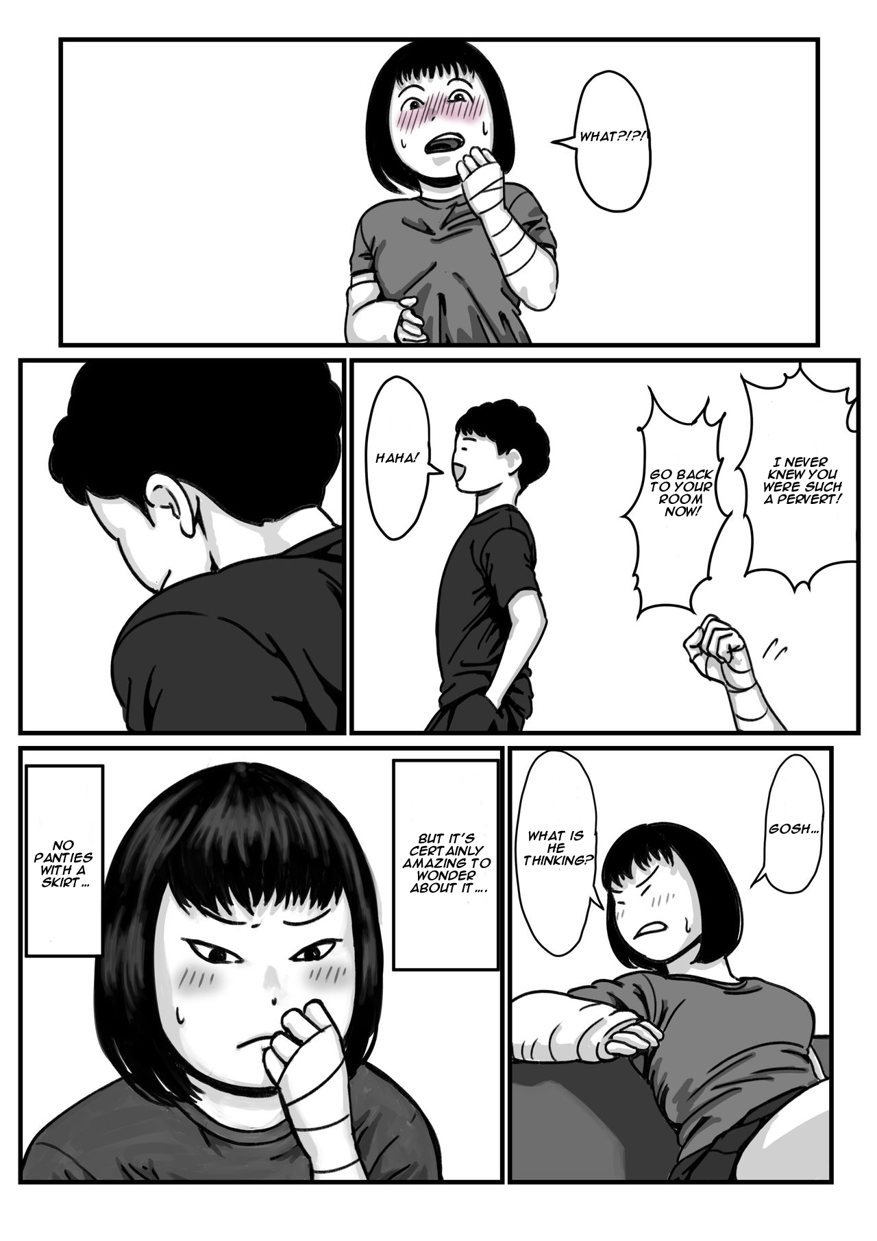 When I lost the use of both of my arms my brother started getting carried away Part 1 - Page 12