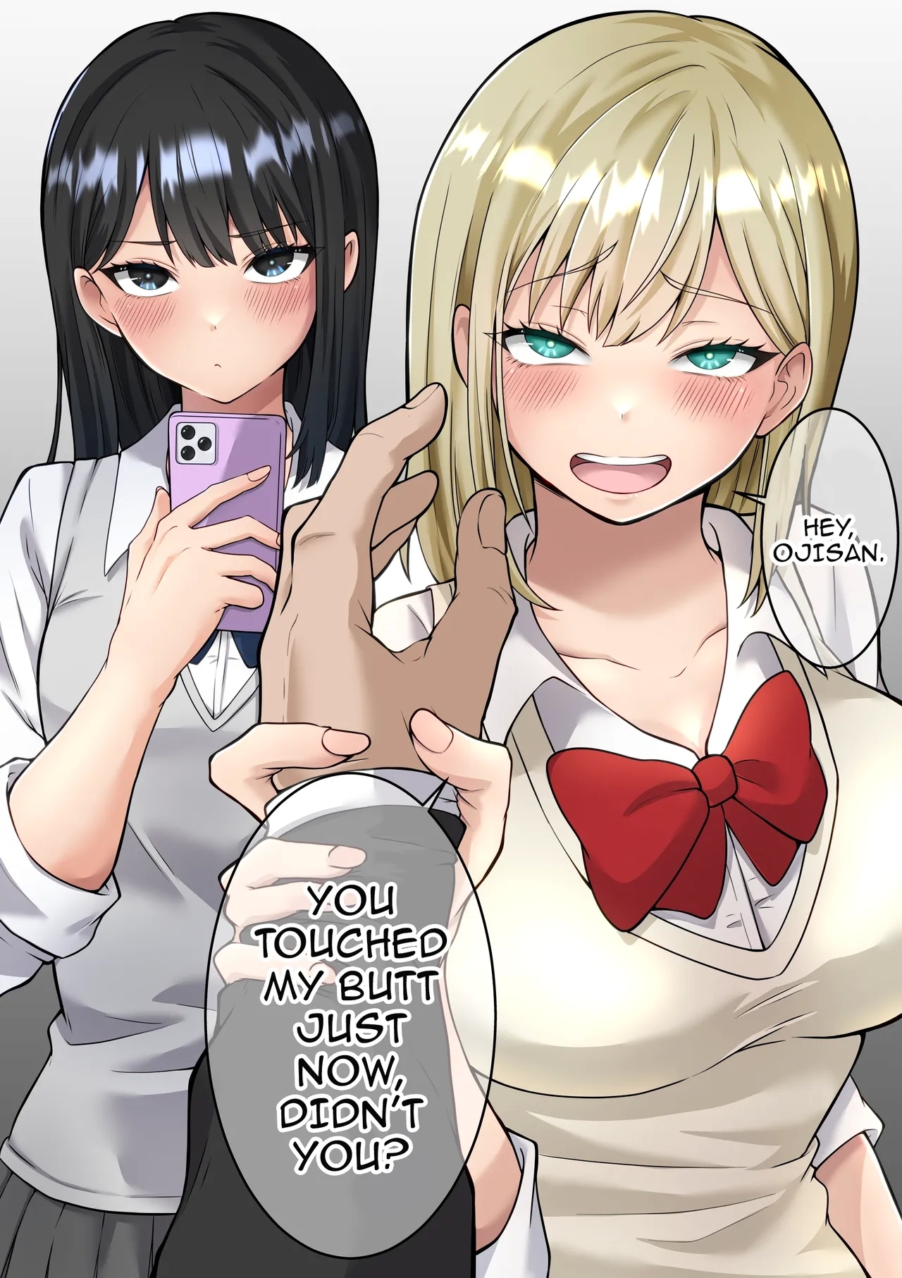 Isekai Kaeri no Chuunen Oyaji ga Gal JK-tachi ni Chikan Enzai o Fukkakerareta node Saimin Mahou de Shikaeshi suru Hanashi Zenpen /  Story About An Old Man That Just Returned From Another World Who Is Falsely Accused of Sexual Assault By A Couple Of Schoolgirls So He Takes Revenge On Them Using Hypnosis Magic 1