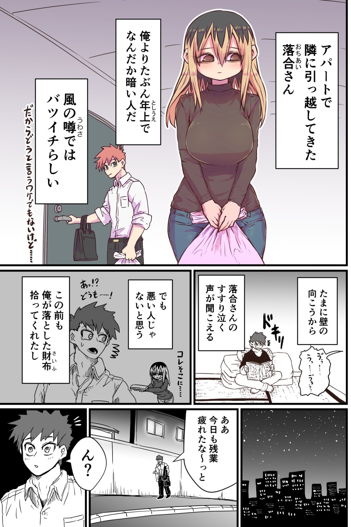 Batsuichi de Nakimushi na Otonari-san - Page 2