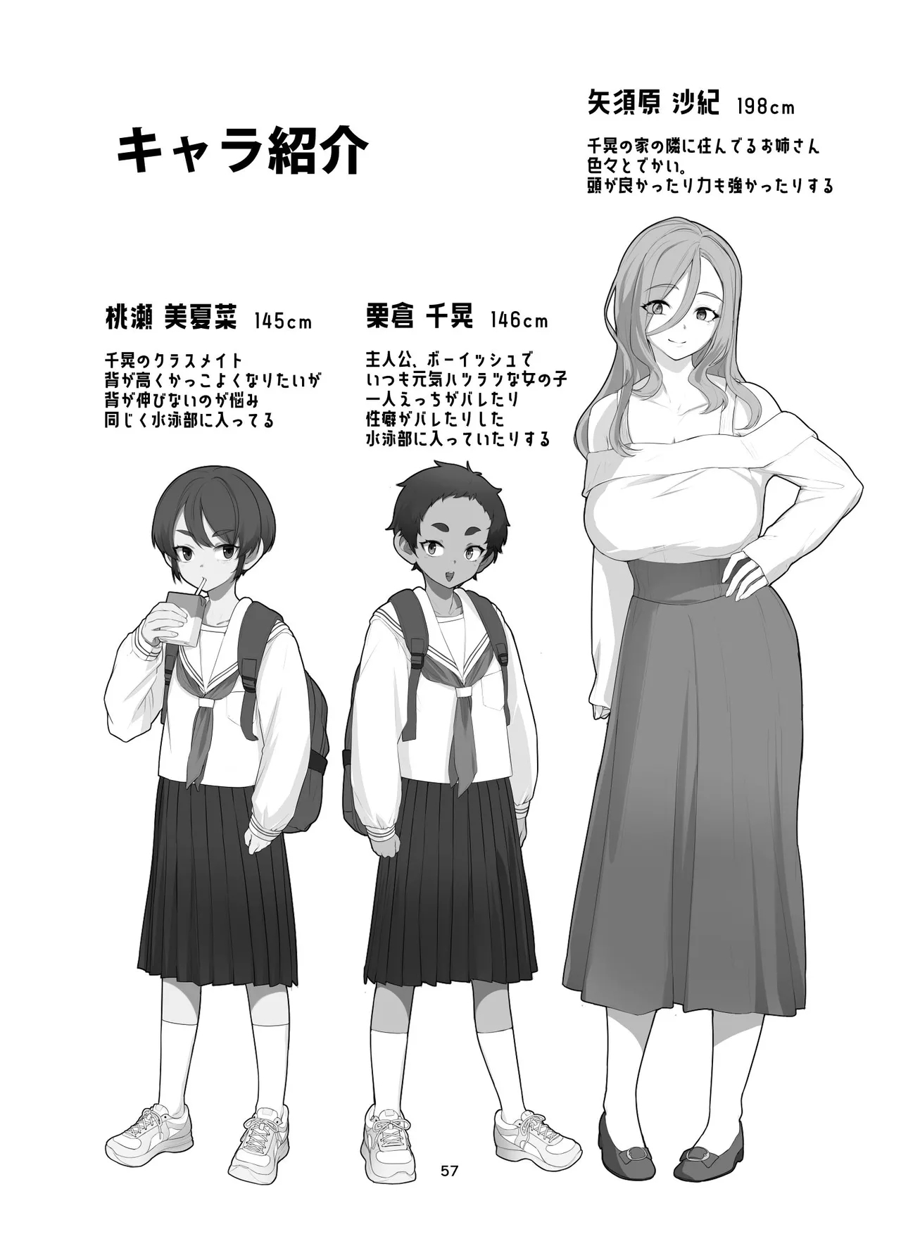 Ookina Onee-san to no Kinmitu na Kankei - Page 56