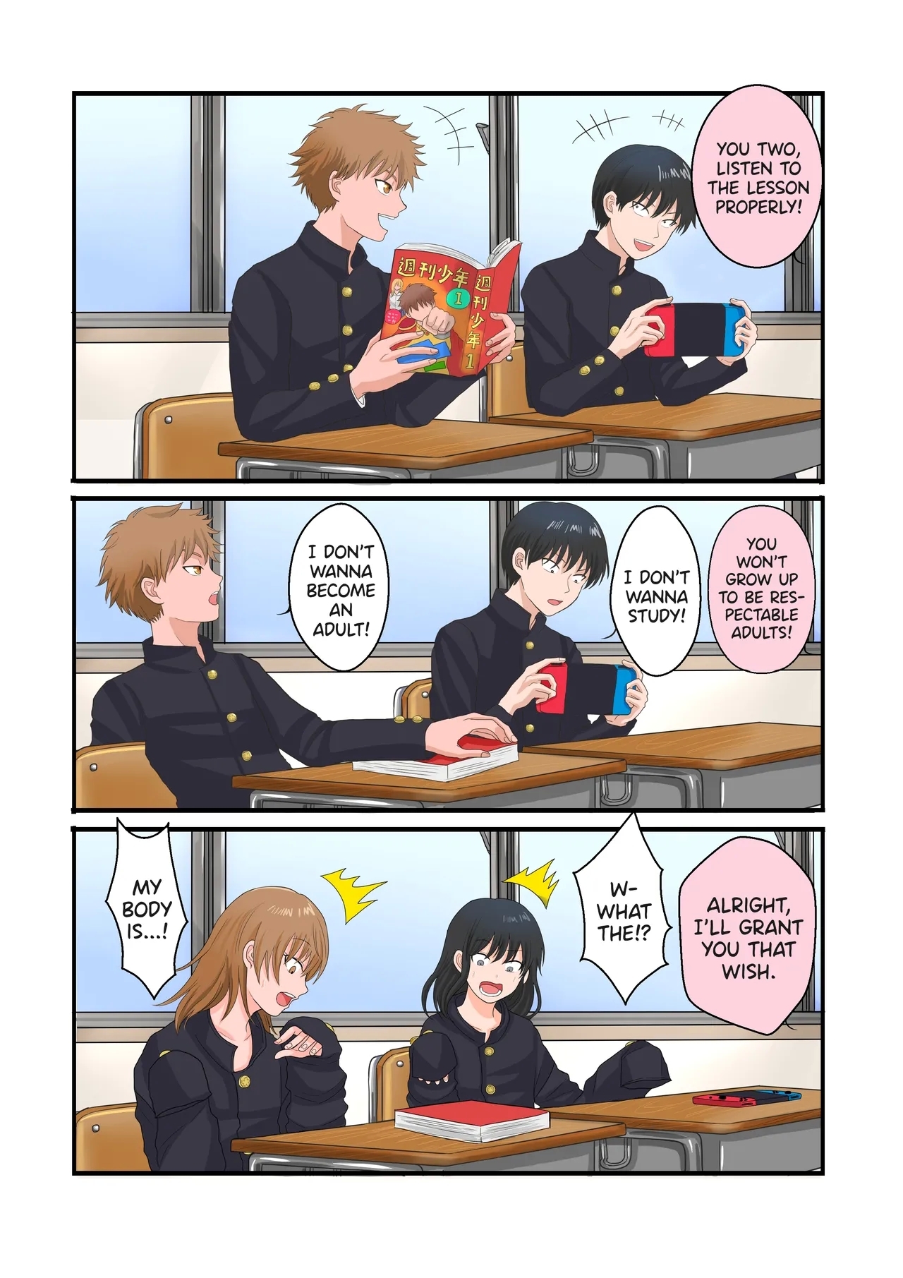 Bad Boys Who Don't Listen to the Lesson Should Become TS Fairies! 0