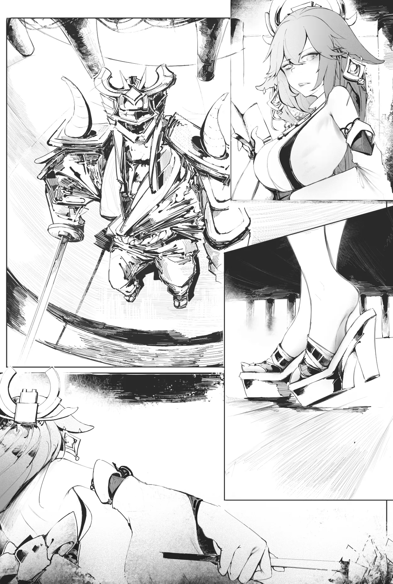 Raiden Shogun and Yae Miko - Page 27