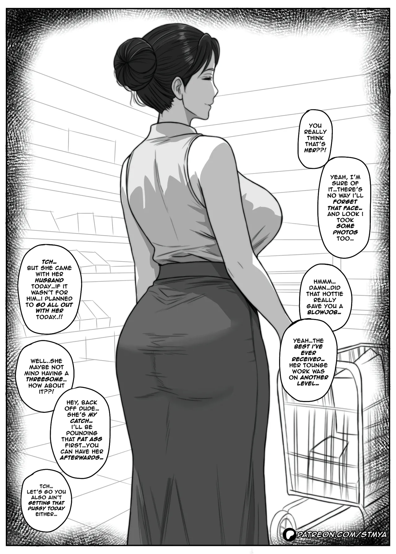 Married Women Two Panel NTR Comic 14