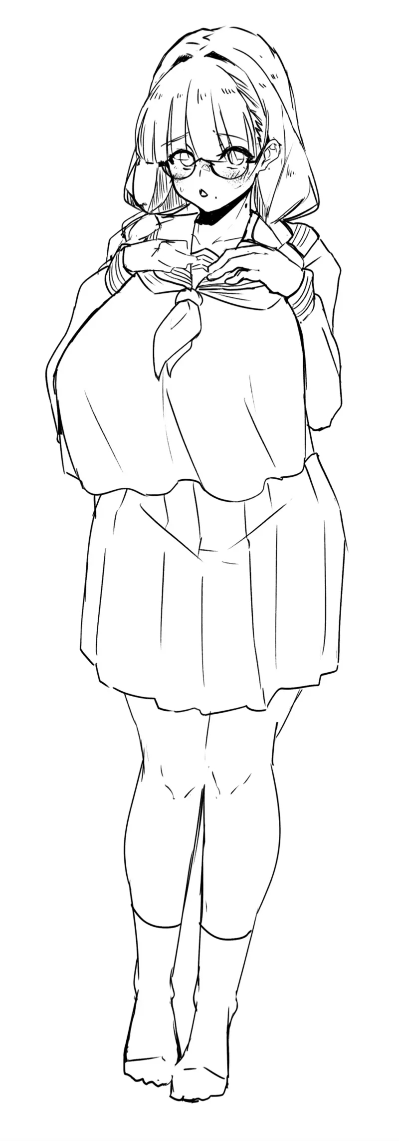 Koko de no Ohanashi wa Subete Mousou desu!! Jimi Kyonyuu Meganechan Futari no Yoru no Mousou Waidan | The Stories Depicted Here Are All Just Fantasies!! Plain Big Titty GlassesEyes Big Titty Gyaru-chan's Night of Dirty Gossip - Page 35