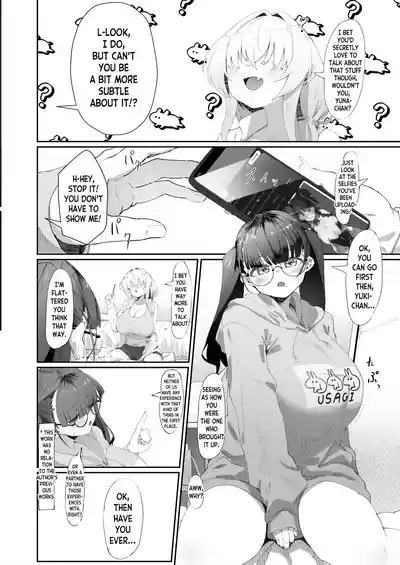 Koko de no Ohanashi wa Subete Mousou desu!! Jimi Kyonyuu Meganechan Futari no Yoru no Mousou Waidan | The Stories Depicted Here Are All Just Fantasies!! Plain Big Titty GlassesEyes Big Titty Gyaru-chan's Night of Dirty Gossip 4