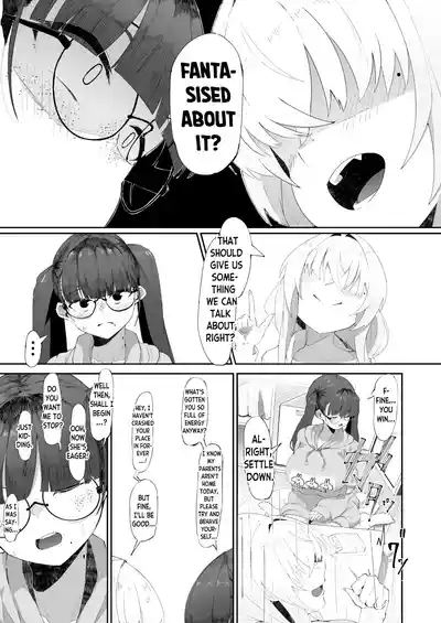 Koko de no Ohanashi wa Subete Mousou desu!! Jimi Kyonyuu Meganechan Futari no Yoru no Mousou Waidan | The Stories Depicted Here Are All Just Fantasies!! Plain Big Titty GlassesEyes Big Titty Gyaru-chan's Night of Dirty Gossip 5