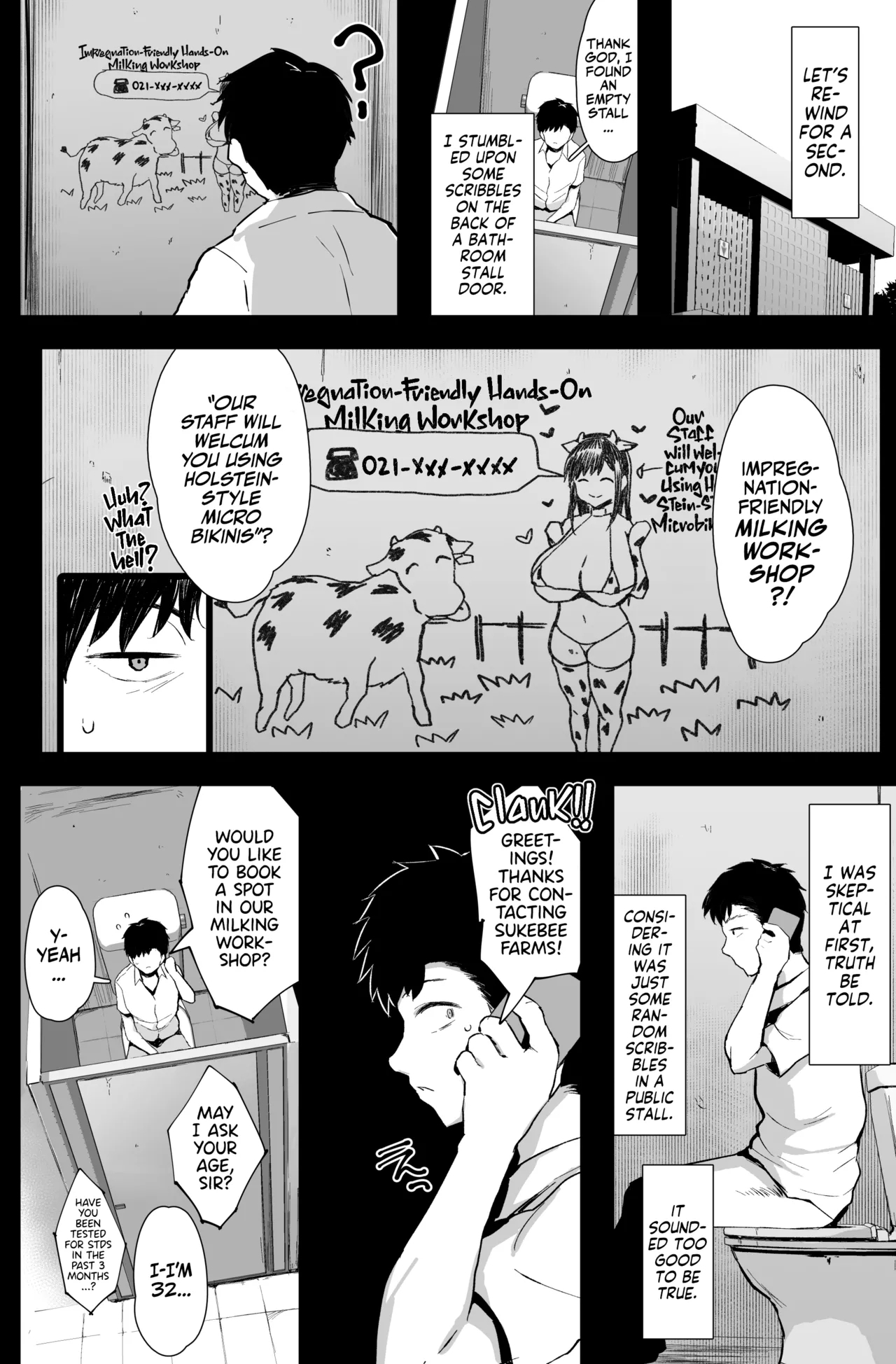 Tanetsuke mo Dekiru Fureai Bokujou Taiken. | Hands-on Milking Workshop! - Page 3