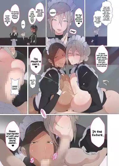 Ten Sexy Maids Who Works at a Mansion to Teach Sex Education 6