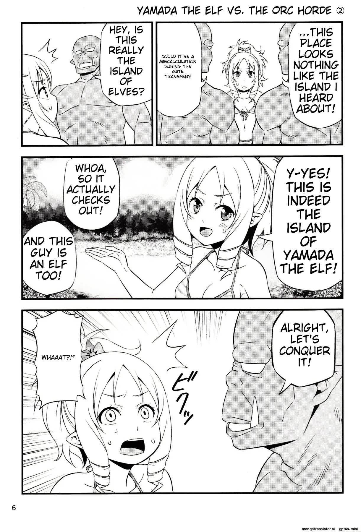 Yamada Elf Sensei VS Orc Gundan 4